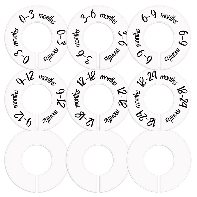 Baby Clothing Tags - 100pcs Multi Size Baby Kids Cloth
