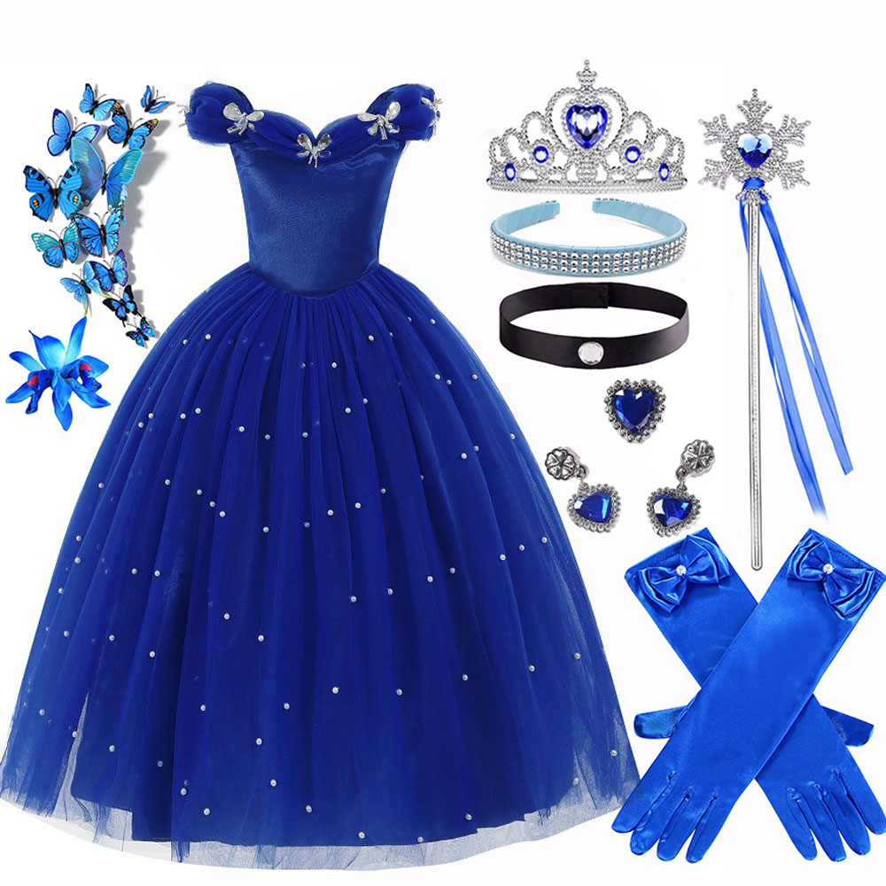 Baby Clothing On Sale - Summer Christmas Luxury Cinderella Clothes For
