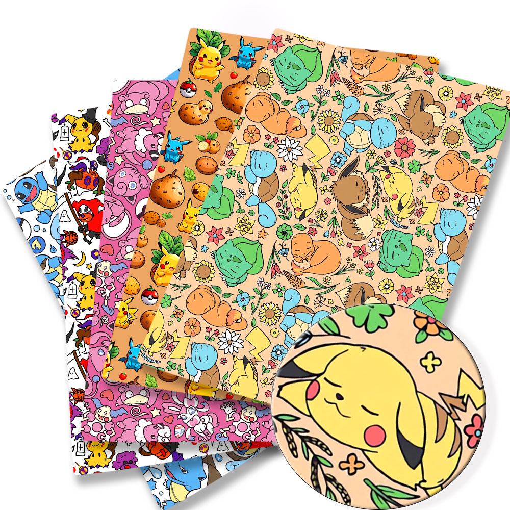 Baby Clothing Products - Pokemon Cartoon Fabric140*50cm Handmade Sewing Patchwork