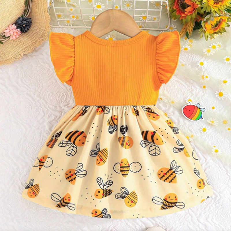 (0-3 Year Old Baby Girl Dress) - Baby Clothing Yellow review and price