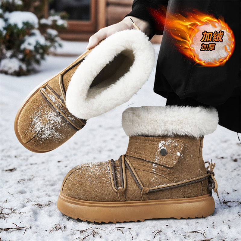 2025 New Winter Men Snow Boots - Soft Sole Booties review and price