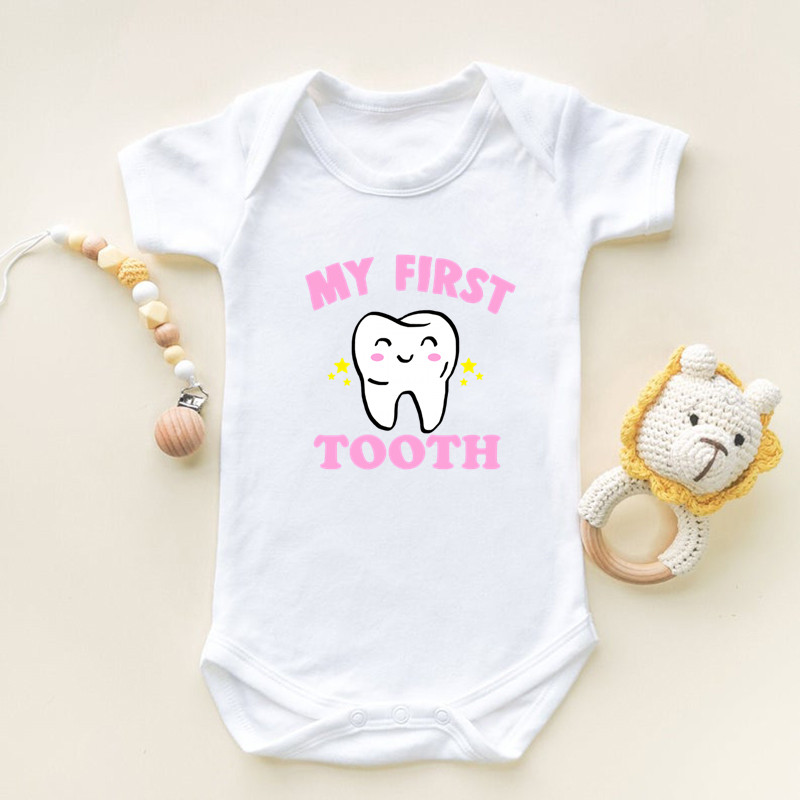 I Got My First Tooth Print Sho - Baby Clothing Brand review and price
