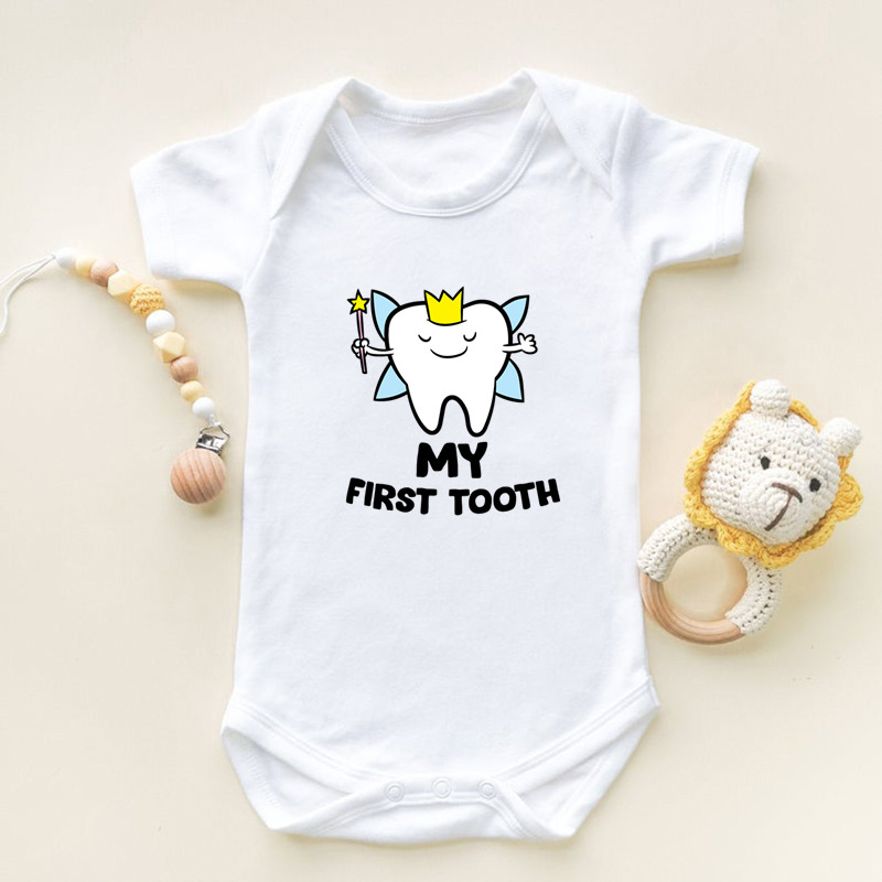 I Got My First Tooth Print Sho - Baby Clothing Brand review and price