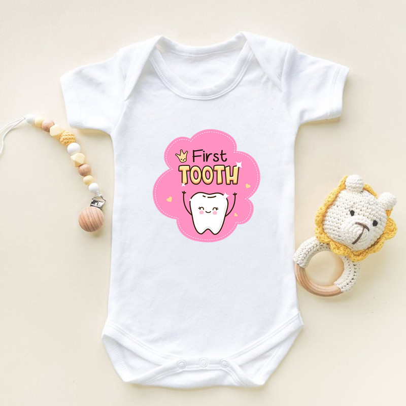 I Got My First Tooth Print Sho - Baby Clothing Brand review and price