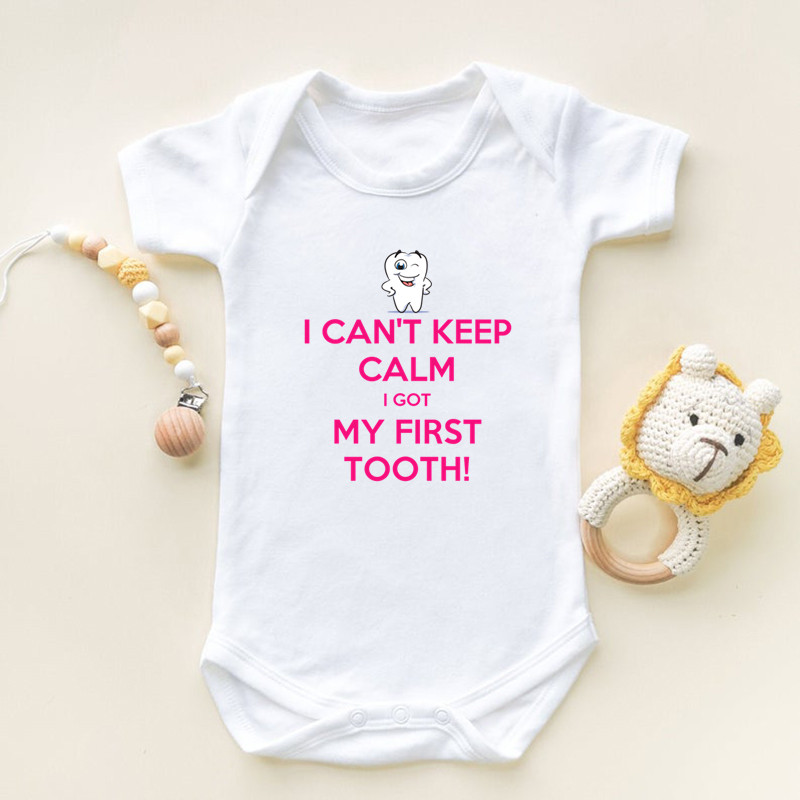 I Got My First Tooth Print Sho - Baby Clothing Brand review and price