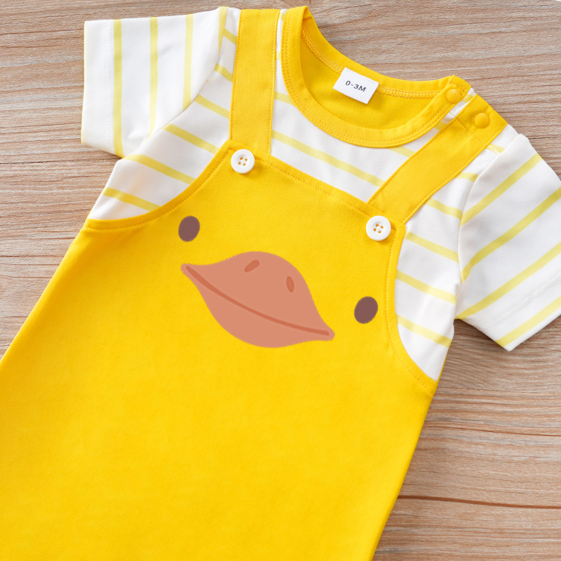 Cute Animal Print with Yellow  - Baby Clothing Yellow review and price