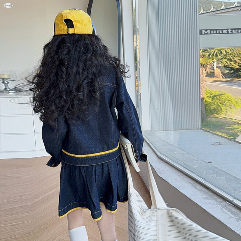 Teen Girls Trendy Yellow Lapel - Baby Clothing Yellow review and price