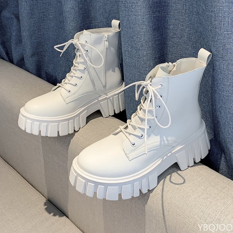 Thick soled lace up boots for  - Soft Sole Booties review and price