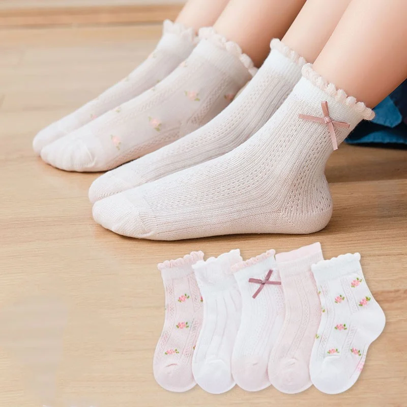 Kids Socks 5 Pairs/Lot Spring  - Baby Clothing Patterns Free review and price