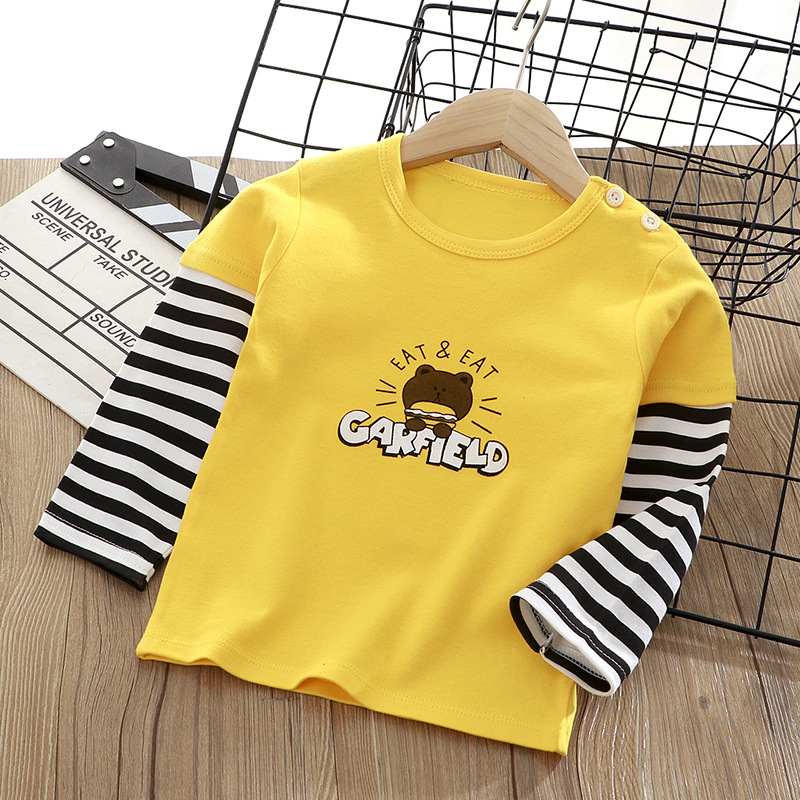 Spring Autumn Long Sleeve Cott - Baby Clothing Yellow review and price