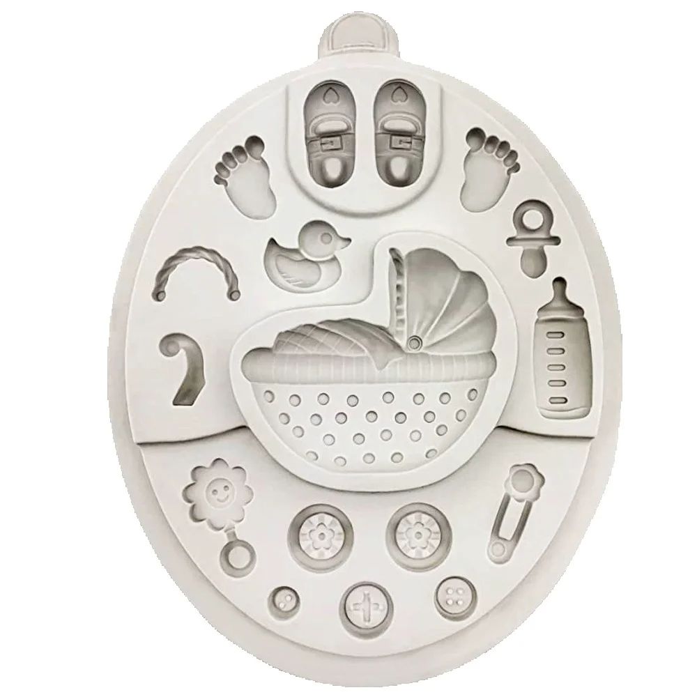 Baby Series Silicone Fondant M - Baby Clothing Yellow review and price