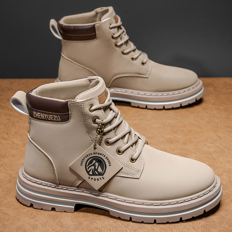 Fashion Men's High‑Top Boots,  - Soft Sole Booties review and price