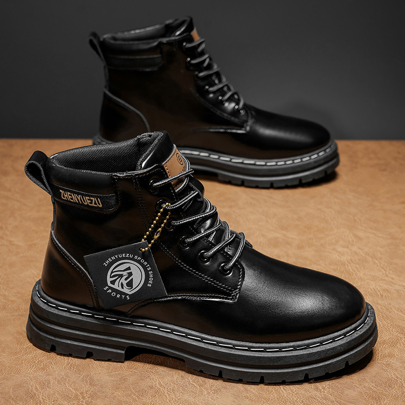 Fashion Men's High‑Top Boots,  - Soft Sole Booties review and price