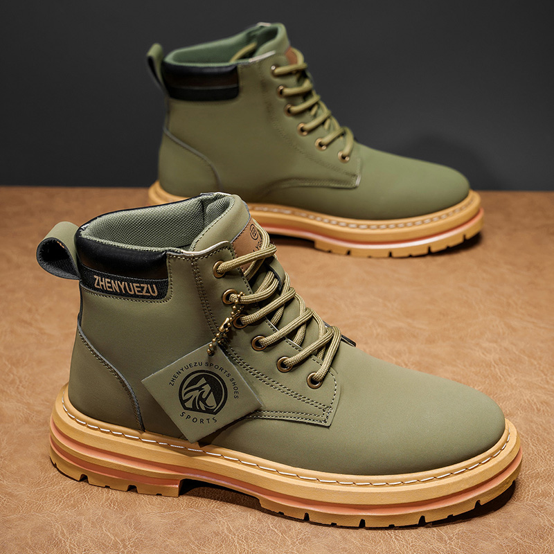 Fashion Men's High‑Top Boots,  - Soft Sole Booties review and price