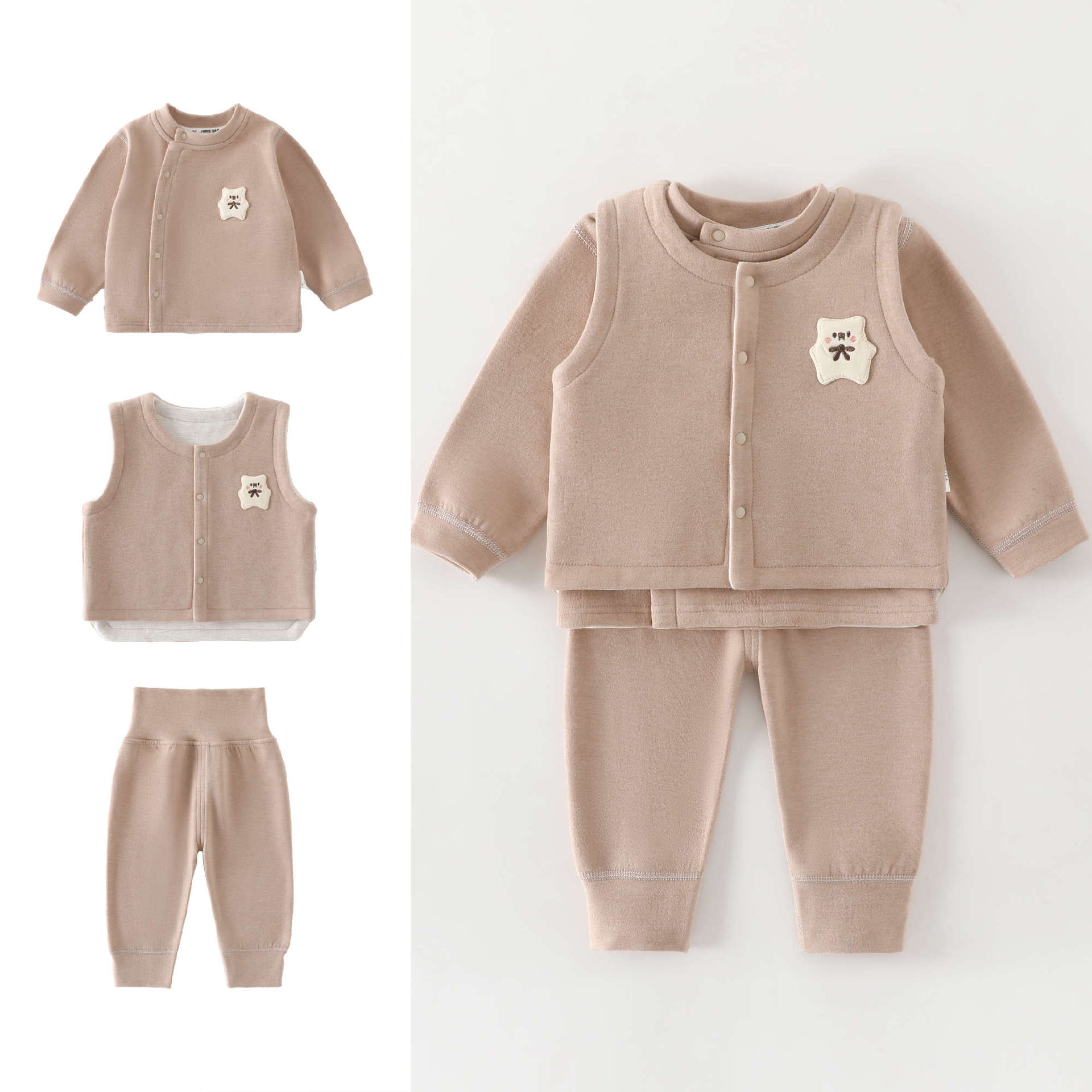 0-4 Year Old Baby Vest+long Sl - Baby Clothing Quality review and price